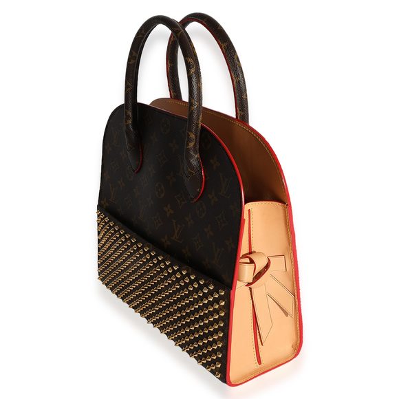 Louis Vuitton x Christian Louboutin Celebrating Monogram Iconoclasts Spike Tote - Picture 2 of 7
